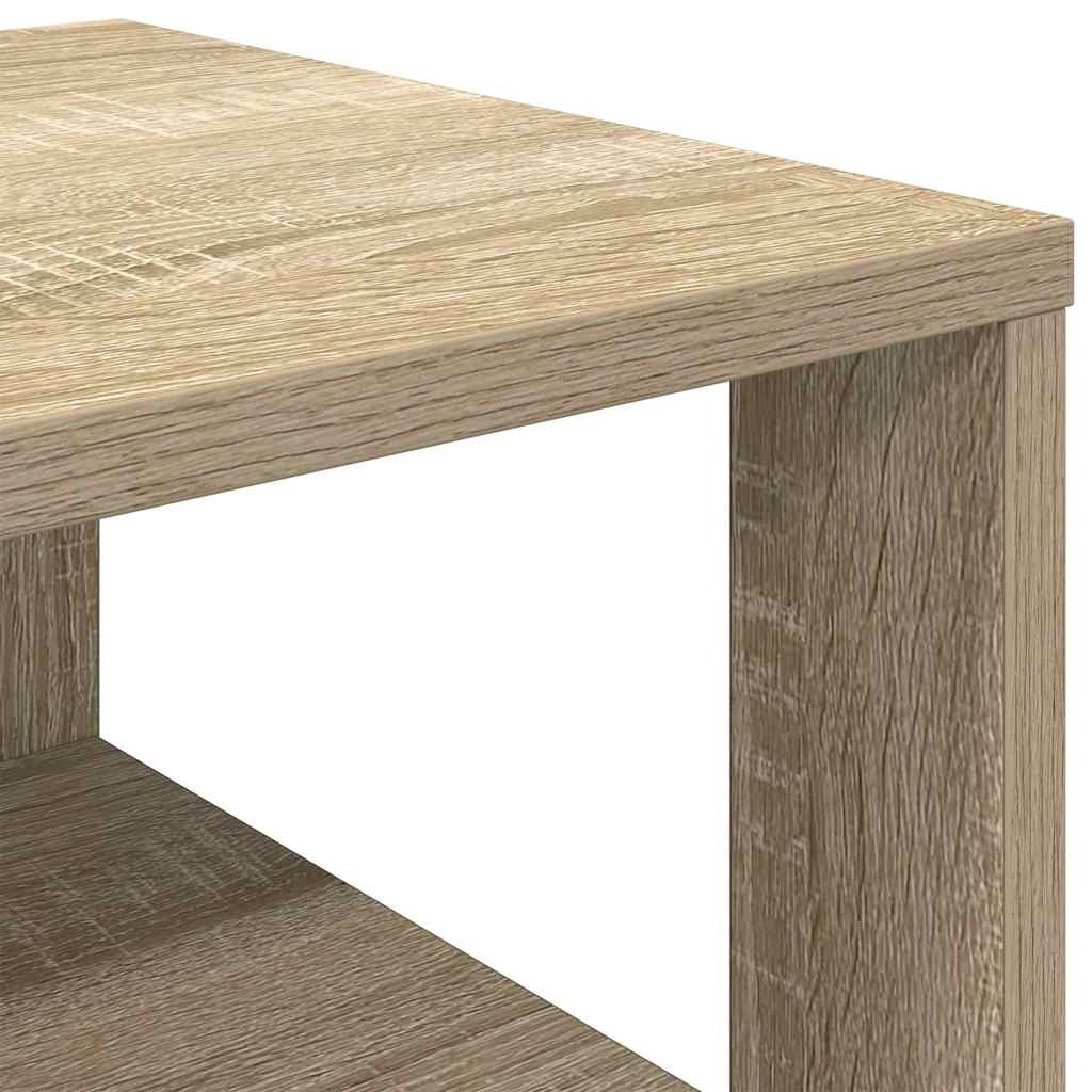Stalak za cipele boja hrasta 61x32x87,5 cm konstruirano drvo
