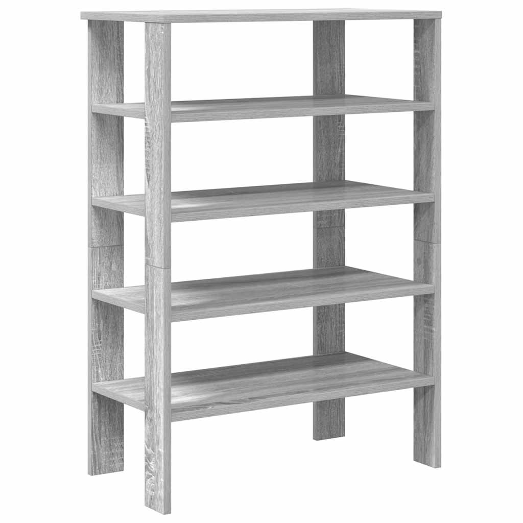 Stalak za cipele boja hrasta 61x32x87,5 cm konstruirano drvo