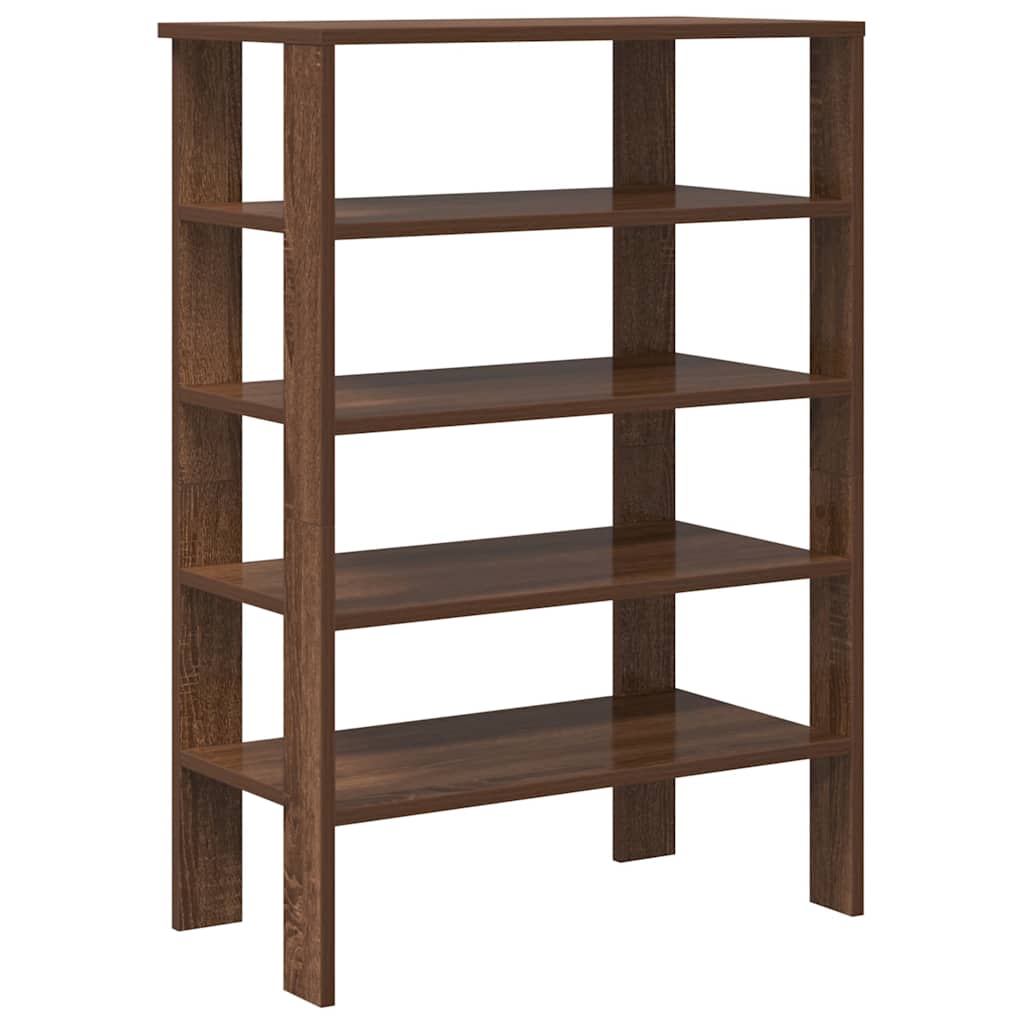 Stalak za cipele boja hrasta 61x32x87,5 cm konstruirano drvo
