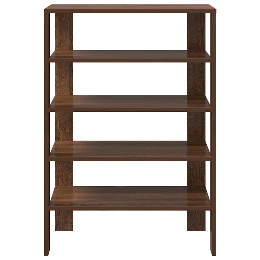 Stalak za cipele boja hrasta 61x32x87,5 cm konstruirano drvo