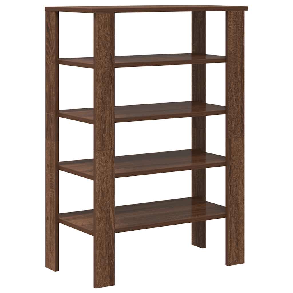Stalak za cipele boja hrasta 61x32x87,5 cm konstruirano drvo