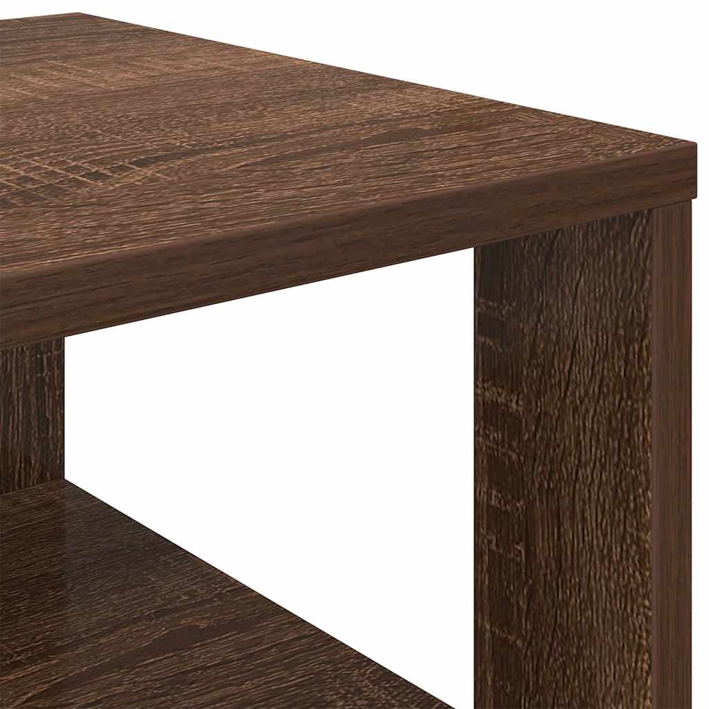 Stalak za cipele boja hrasta 61x32x87,5 cm konstruirano drvo