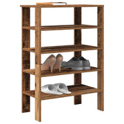Stalak za cipele boja staro drvo 61x32x87,5cm konstruirano drvo