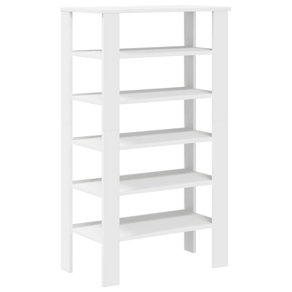 Stalak za cipele bijeli 61x32x105 cm od konstruiranog drva