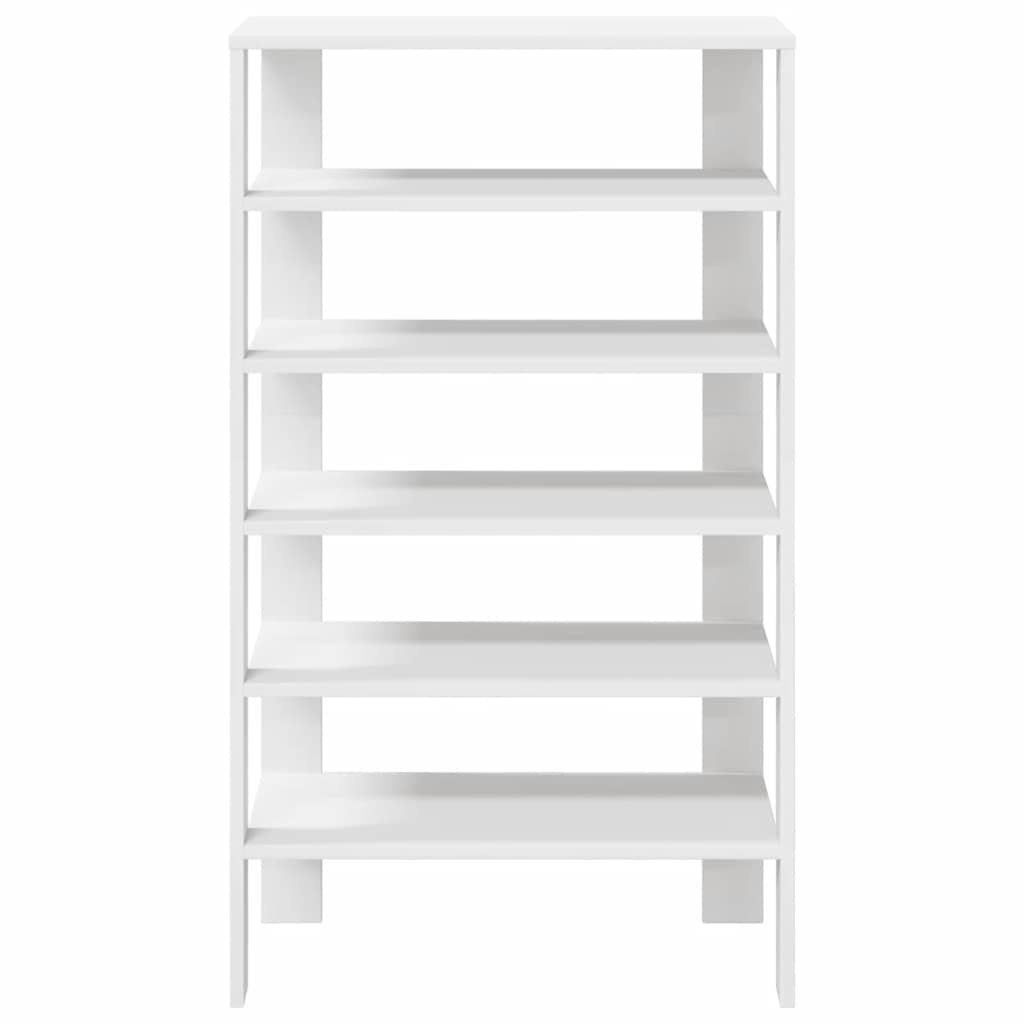 Stalak za cipele bijeli 61x32x105 cm od konstruiranog drva