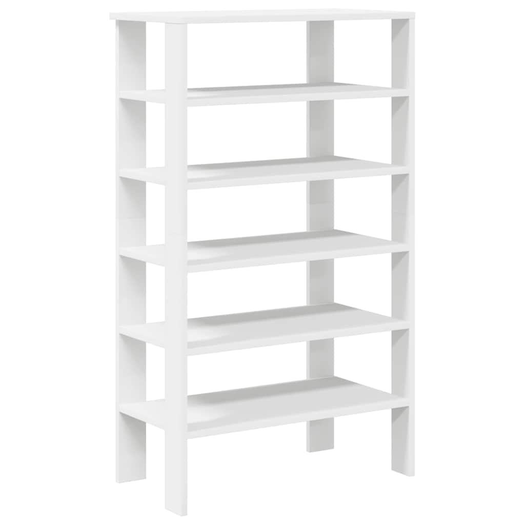 Stalak za cipele bijeli 61x32x105 cm od konstruiranog drva