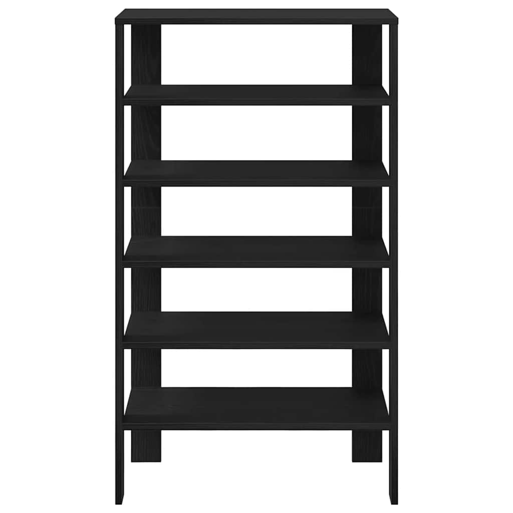 Stalak za cipele crni 61x32x105 cm od konstruiranog drva