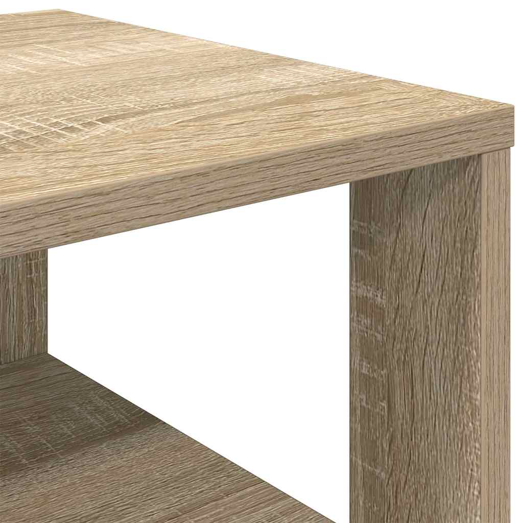 Stalak za cipele boja hrasta 61x32x105 cm konstruirano drvo