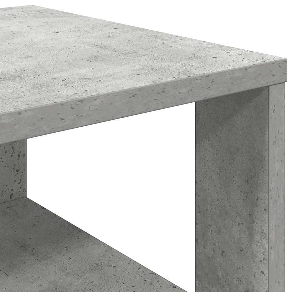 Stalak za cipele boja betona 61x32x105 cm konstruirano drvo