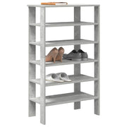 Stalak za cipele boja betona 61x32x105 cm konstruirano drvo