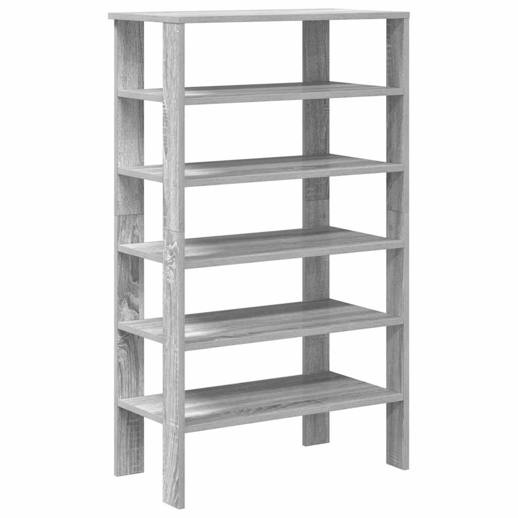 Stalak za cipele boja hrasta 61x32x105 cm konstruirano drvo