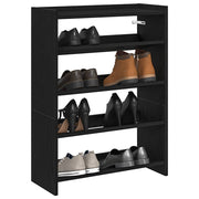 Stalak za cipele crni 60x25x81 cm od konstruiranog drva
