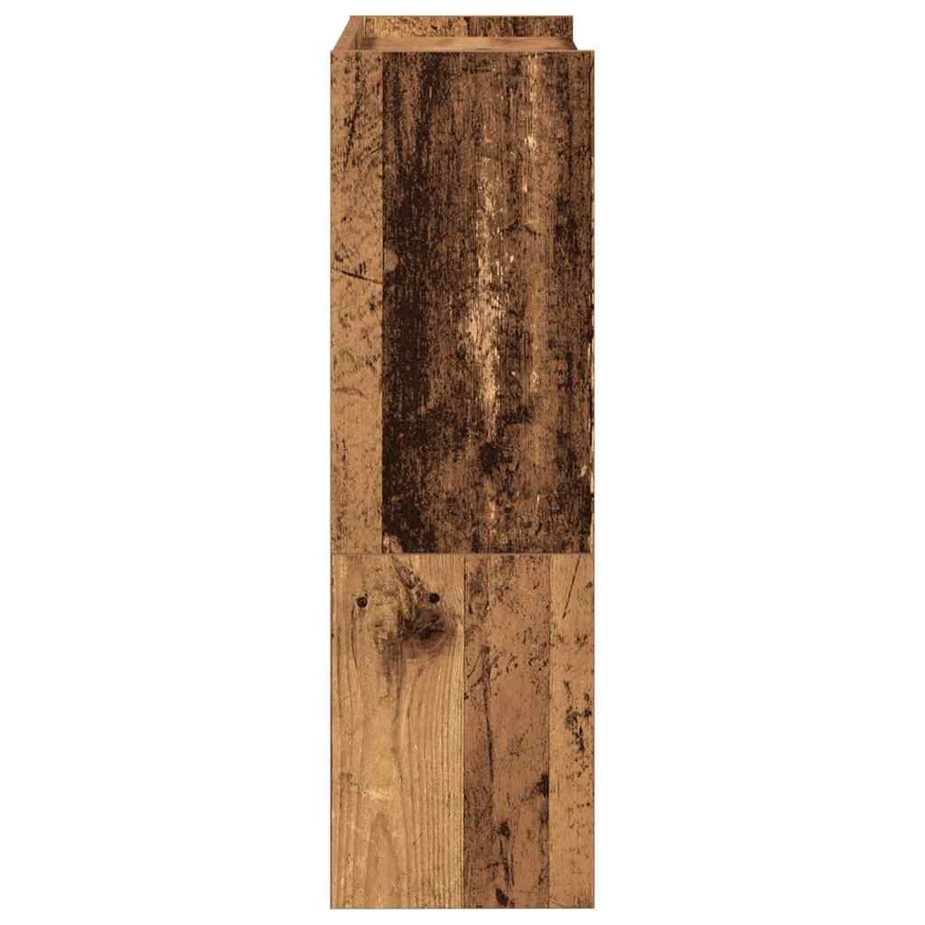 Stalak za cipele boja staro drvo 60x25x81 cm konstruirano drvo