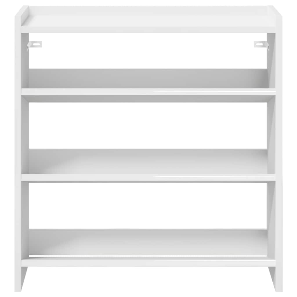 Stalak za cipele bijeli 60x25x62 cm od konstruiranog drva
