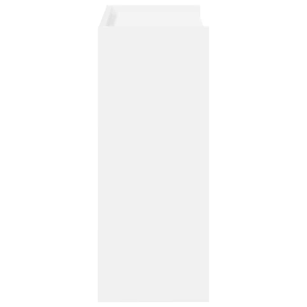 Stalak za cipele bijeli 60x25x62 cm od konstruiranog drva