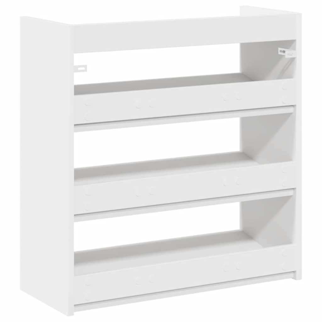 Stalak za cipele bijeli 60x25x62 cm od konstruiranog drva