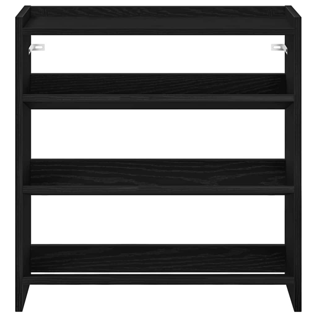 Stalak za cipele crni 60x25x62 cm od konstruiranog drva