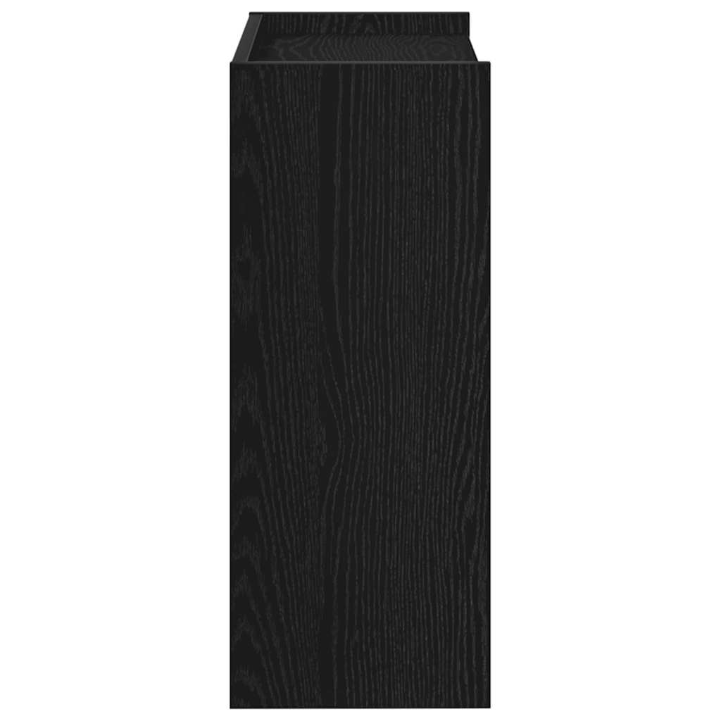 Stalak za cipele crni 60x25x62 cm od konstruiranog drva