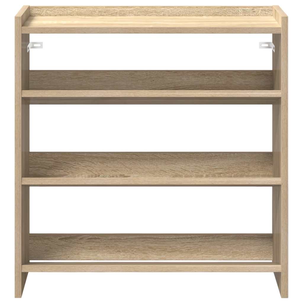Stalak za cipele boja hrasta 60x25x62 cm konstruirano drvo