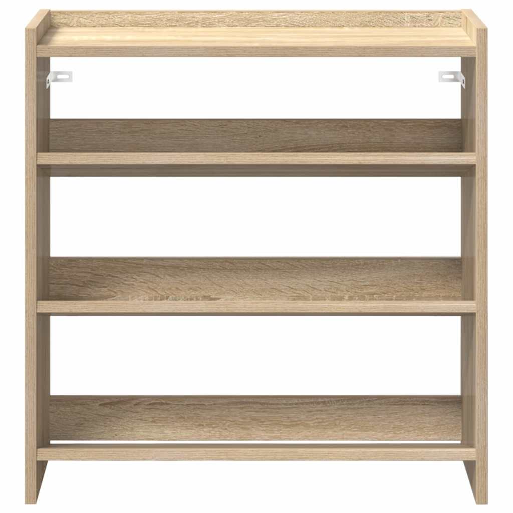 Stalak za cipele boja hrasta 60x25x62 cm konstruirano drvo