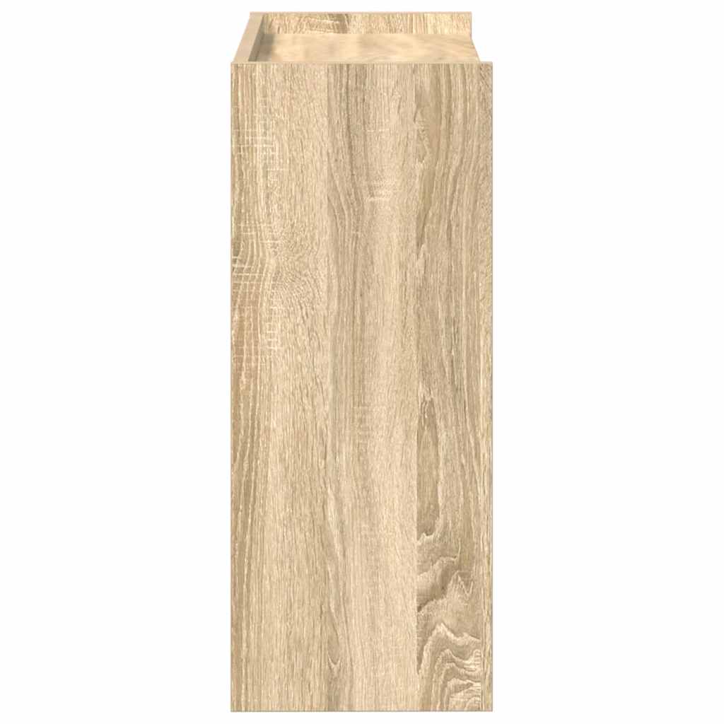 Stalak za cipele boja hrasta 60x25x62 cm konstruirano drvo