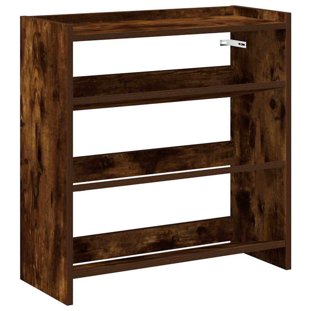 Stalak za cipele boja hrasta 60x25x62 cm konstruirano drvo