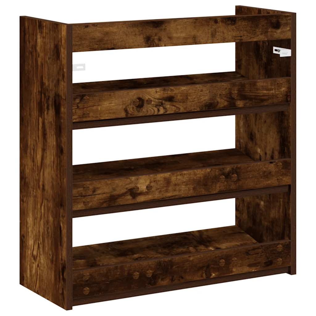 Stalak za cipele boja hrasta 60x25x62 cm konstruirano drvo