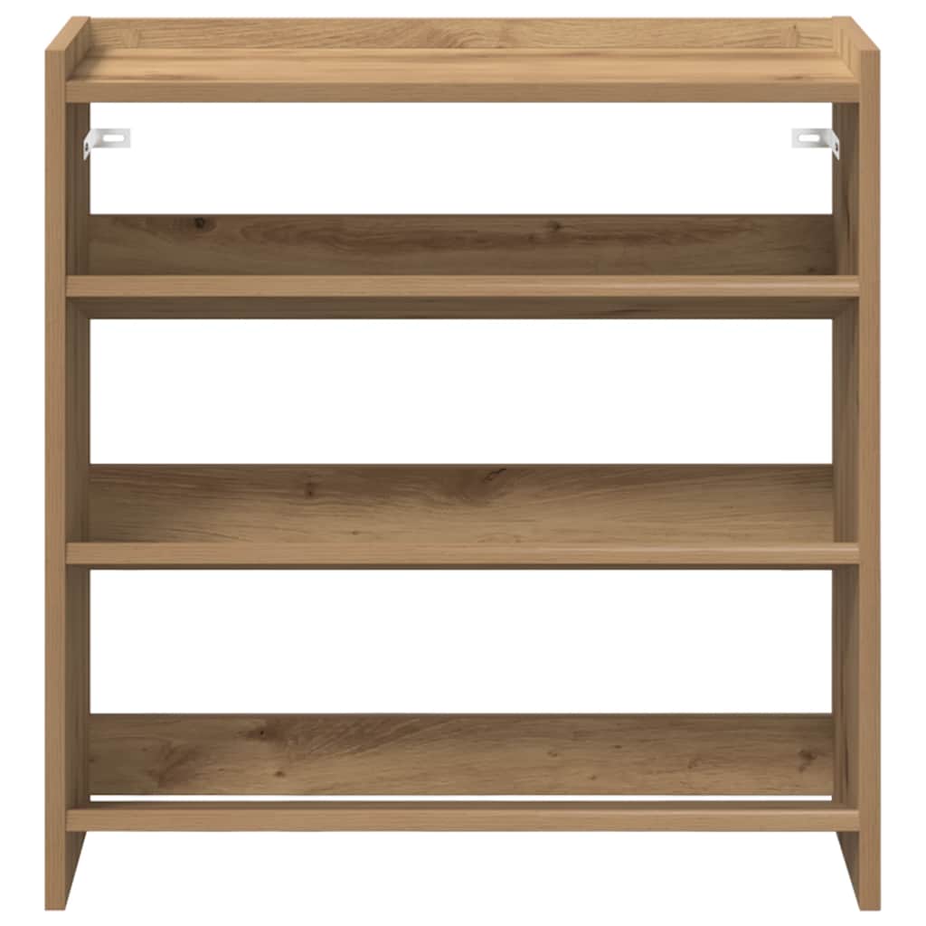 Stalak za cipele boja hrasta 60x25x62 cm konstruirano drvo
