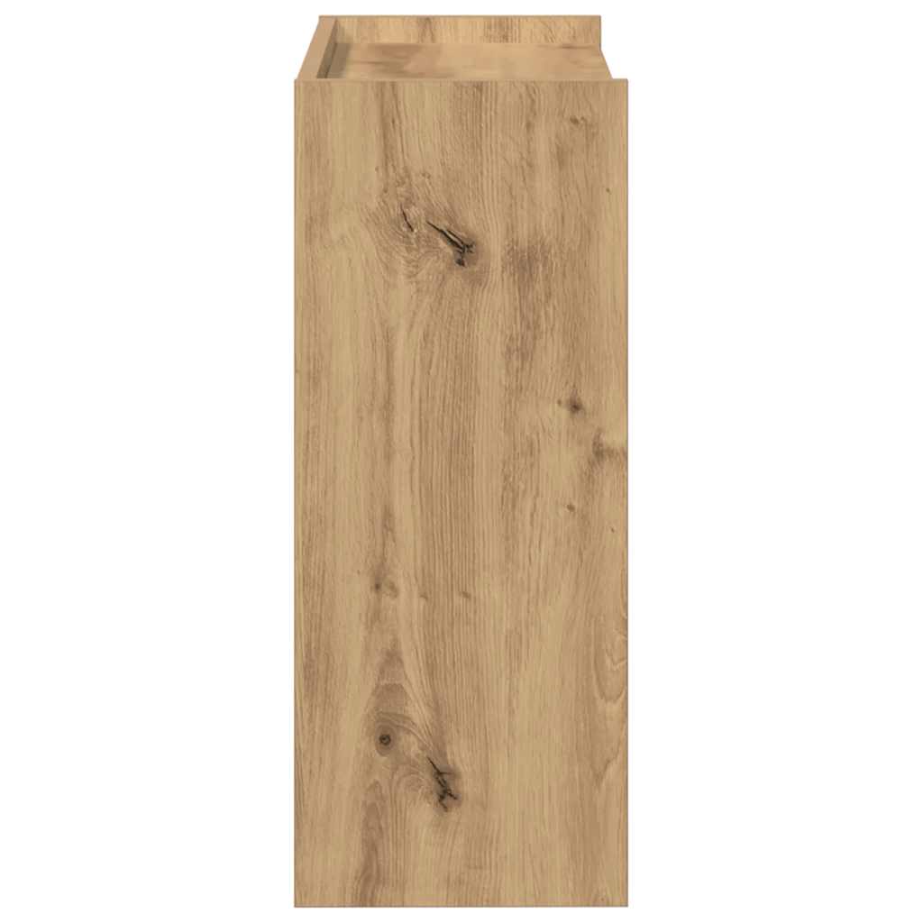 Stalak za cipele boja hrasta 60x25x62 cm konstruirano drvo
