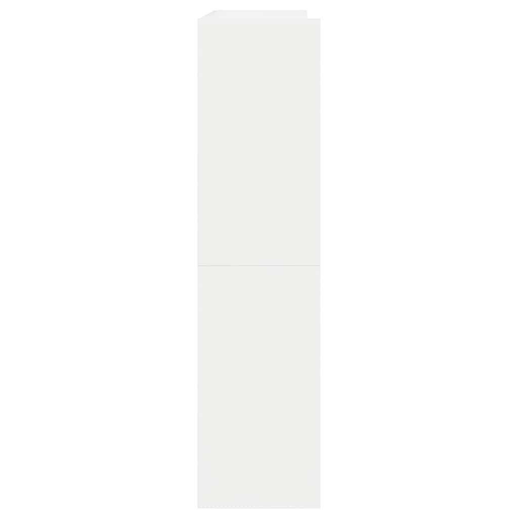 Stalak za cipele bijeli 80x25x100 cm od konstruiranog drva