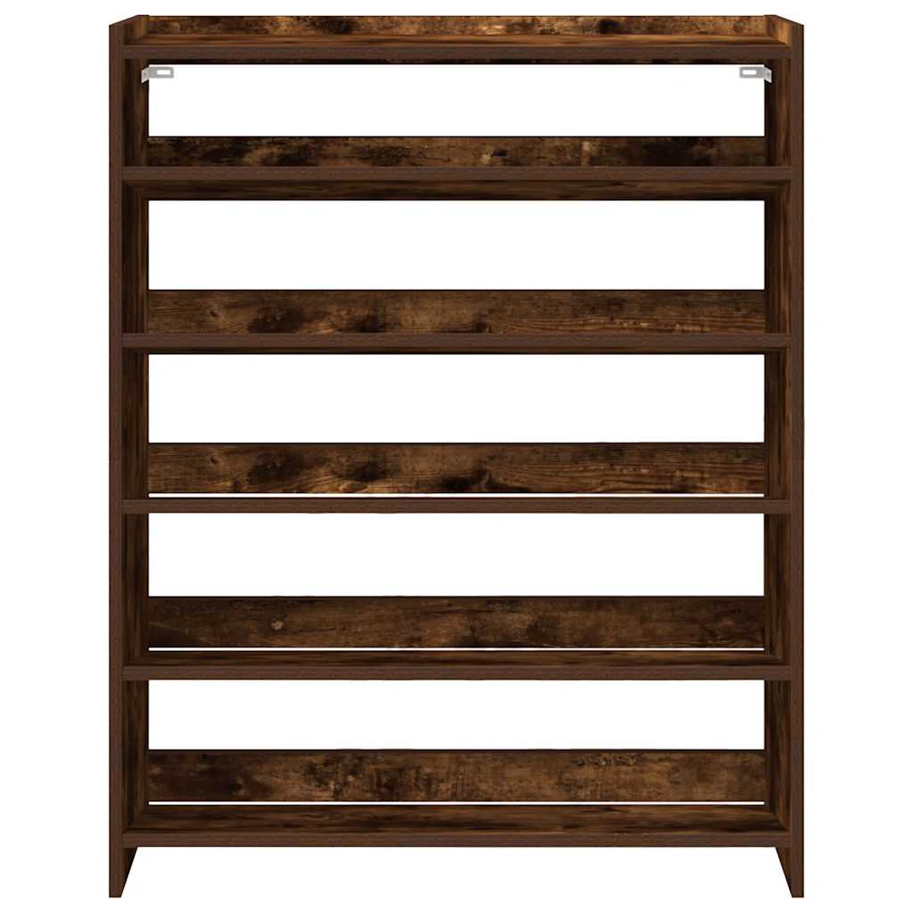 Stalak za cipele boja hrasta 80x25x100 cm konstruirano drvo