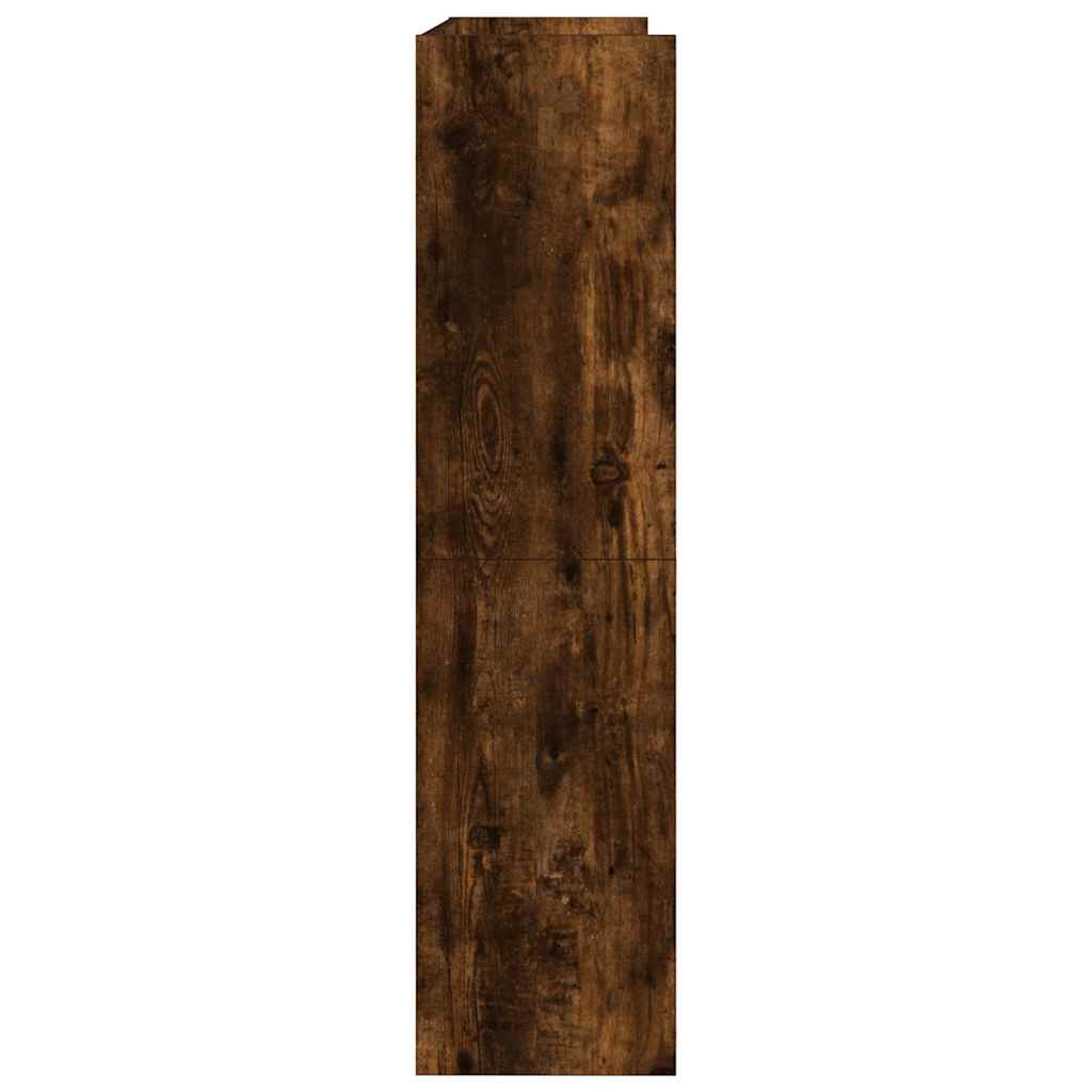 Stalak za cipele boja hrasta 80x25x100 cm konstruirano drvo