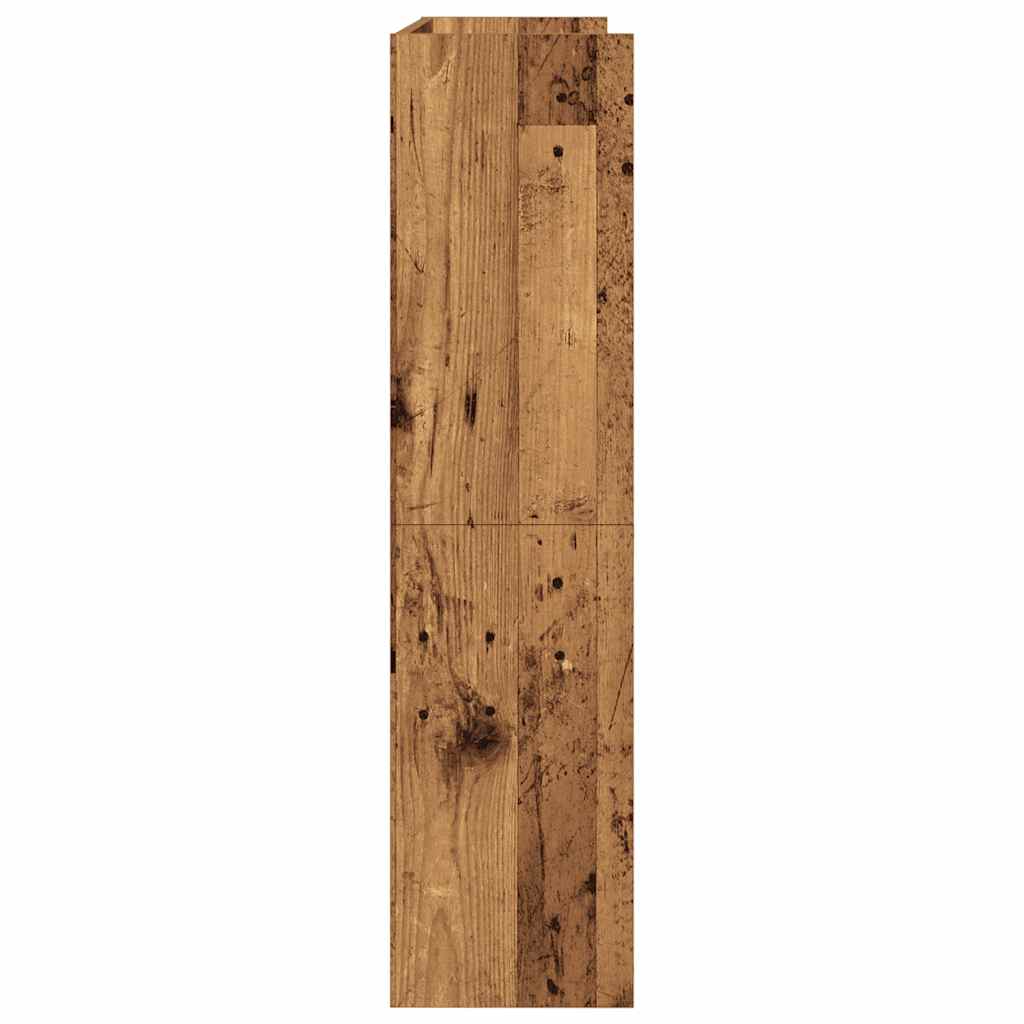 Stalak za cipele boja staro drvo 80x25x100 cm konstruirano drvo