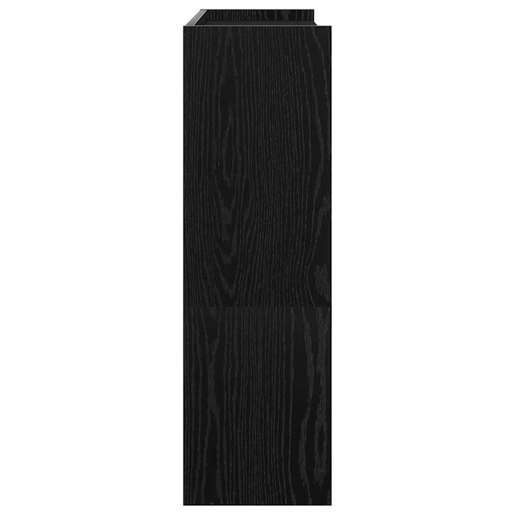 Stalak za cipele crni 80x25x81 cm od konstruiranog drva