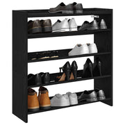 Stalak za cipele crni 80x25x81 cm od konstruiranog drva