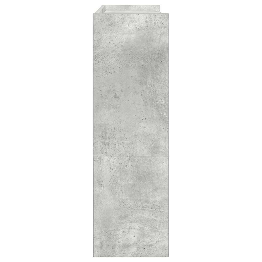 Stalak za cipele boja betona 80x25x81 cm konstruirano drvo