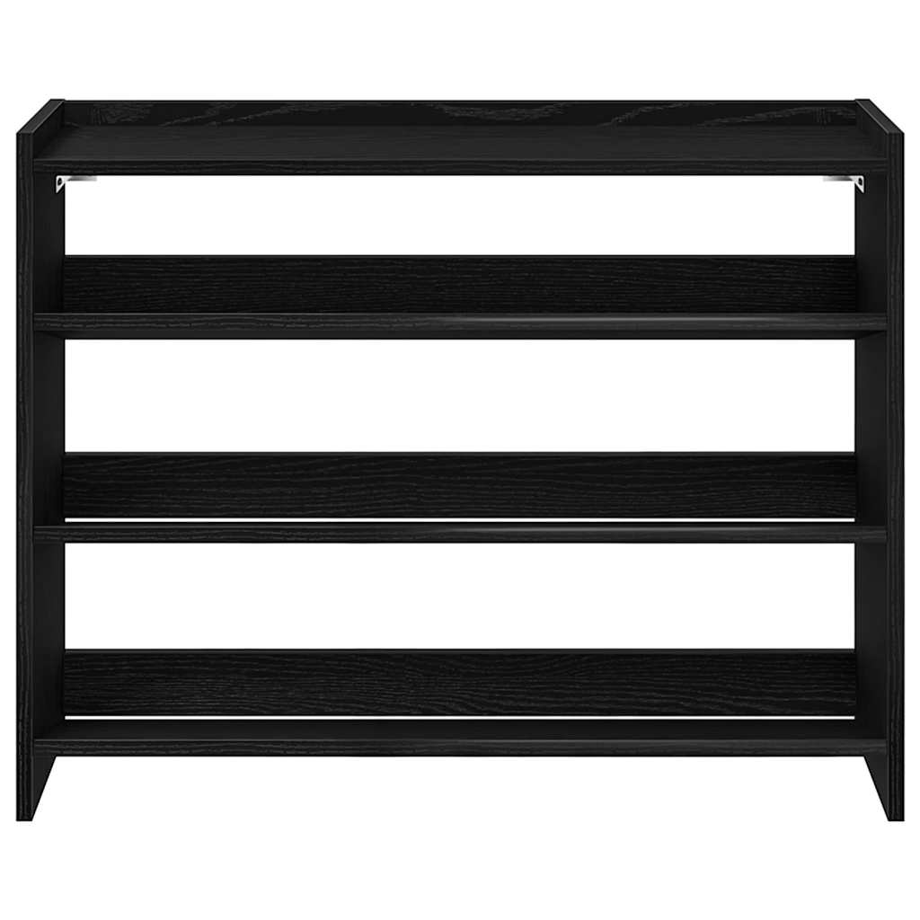 Stalak za cipele crni 80x25x62 cm od konstruiranog drva