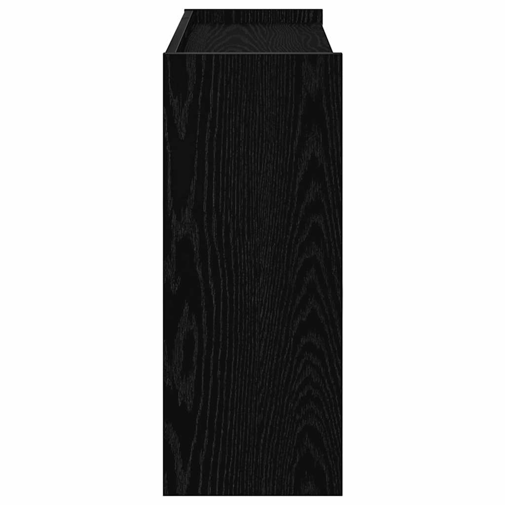 Stalak za cipele crni 80x25x62 cm od konstruiranog drva