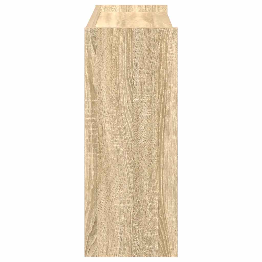 Stalak za cipele boja hrasta 80x25x62 cm konstruirano drvo