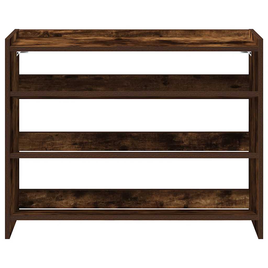 Stalak za cipele boja hrasta 80x25x62 cm konstruirano drvo