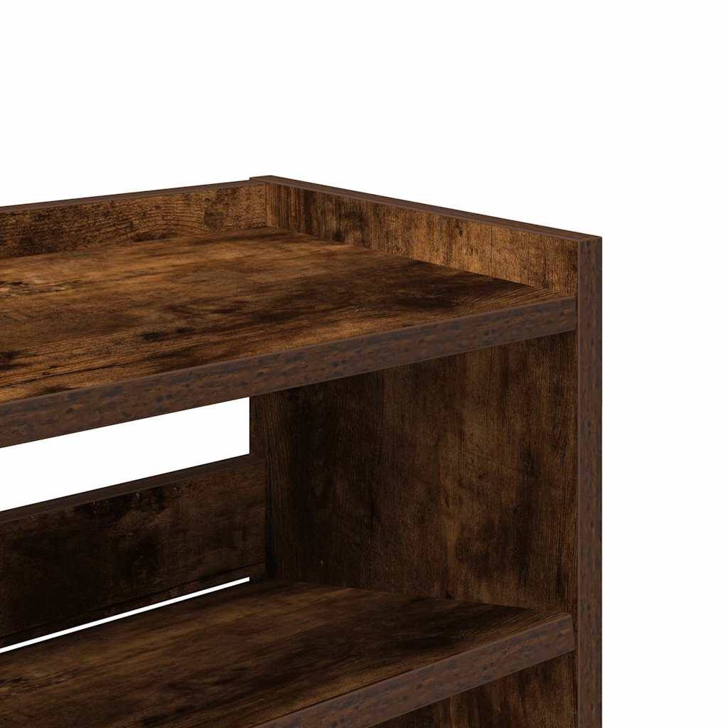 Stalak za cipele boja hrasta 80x25x62 cm konstruirano drvo