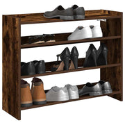 Stalak za cipele boja hrasta 80x25x62 cm konstruirano drvo