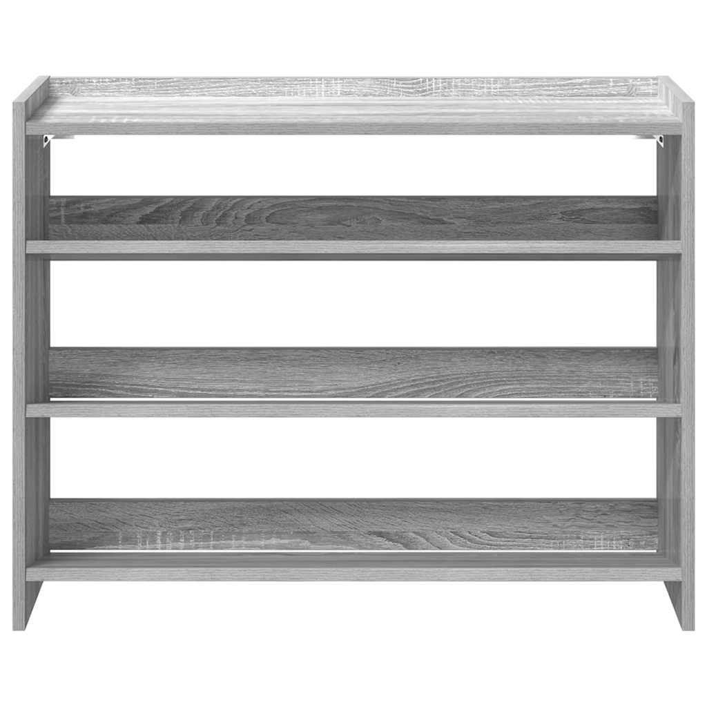 Stalak za cipele boja hrasta 80x25x62 cm konstruirano drvo