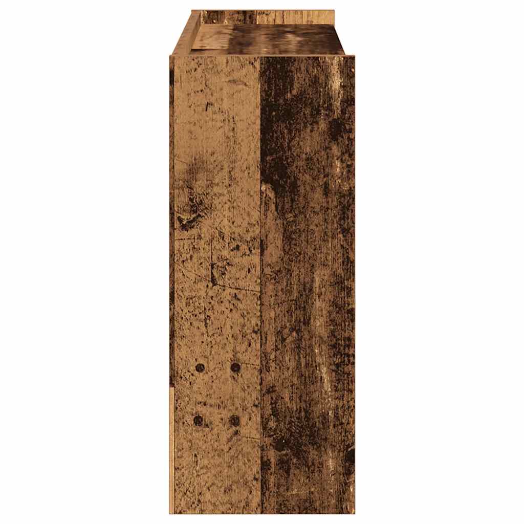 Stalak za cipele boja staro drvo 80x25x62 cm konstruirano drvo