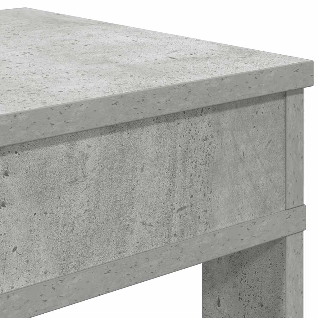 Stalak za cipele boja betona 60x30x98 cm konstruirano drvo