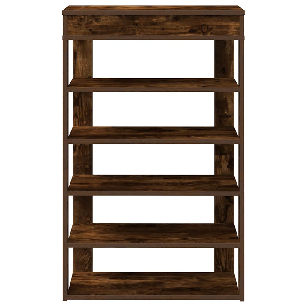Stalak za cipele boja hrasta 60x30x98 cm konstruirano drvo