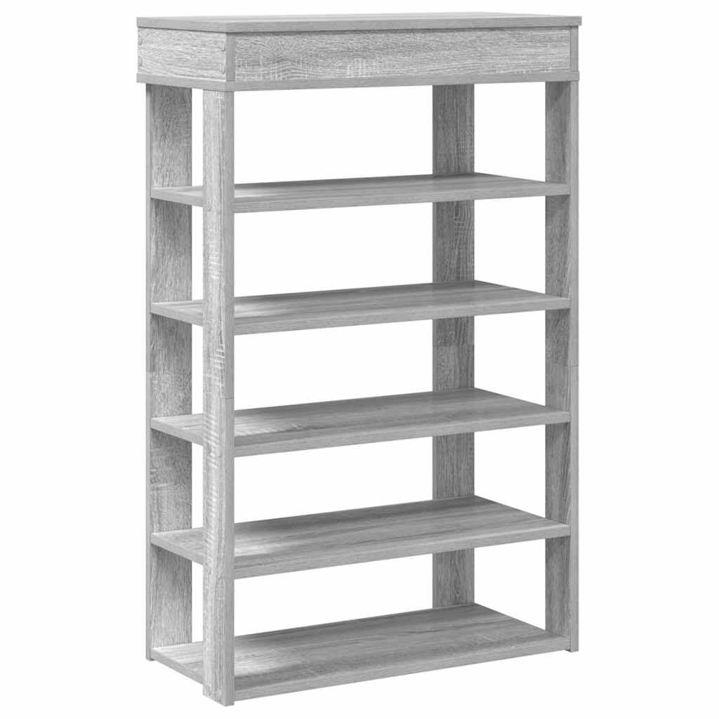 Stalak za cipele boja hrasta 60x30x98 cm konstruirano drvo