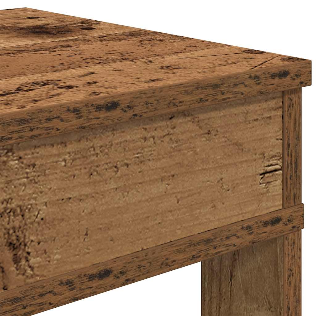 Stalak za cipele boja staro drvo 60x30x98 cm konstruirano drvo