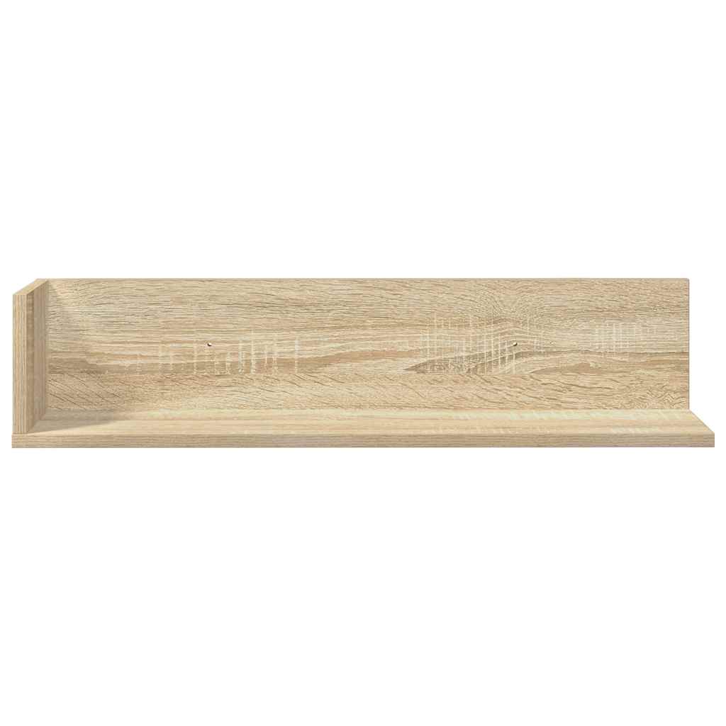 Zidne police 2 kom sonoma hrast 75x16,5x16,5 cm