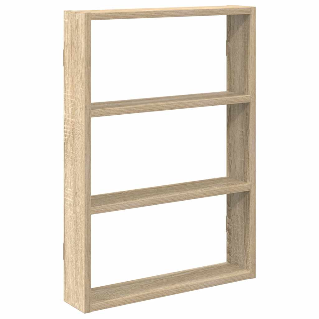 Zidna polica sonoma hrast 43x9x60 cm konstruirano drvo